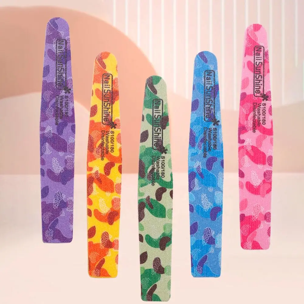 Nail Buffer Colorful Sponge Nail Art Files Double-sided Waterproof Nail Tools Nail Wear-resistant Washable Nail File Nail Polish