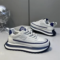 New Luxury Men's Shoes Mesh Breathable and Comfortable Soft Bottom Running Sneakers Fashionable and Versatile Casual Shoes