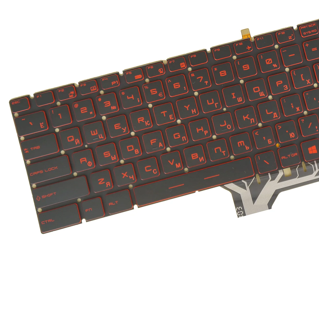 RU Russian Red Backlit replacement lapto Keyboard For MSI Alpha 15 A3DC / 15 A3DD / 15 A4DE / 17 A4DE / Bravo 17 A4DDR