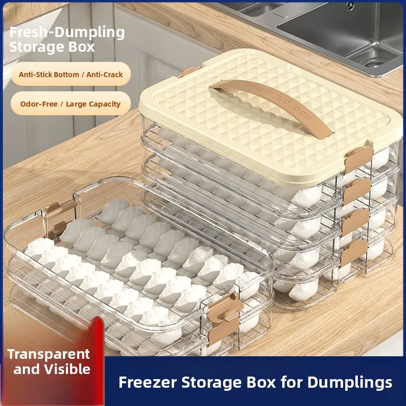 

Контейнер для хранения пельменей, устойчивый к заморозкам, органайзер для холодильника, необходимый на кухне