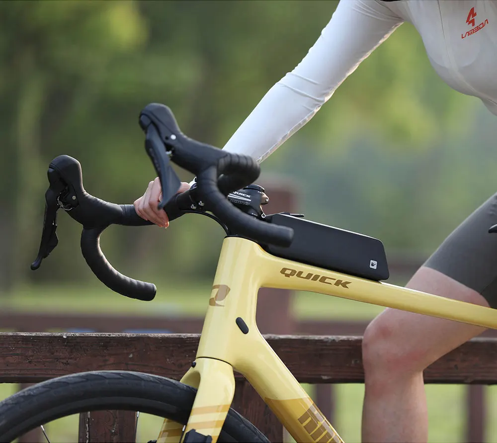 Rhinowalk Fahrrad-Oberrohrtasche, wasserdichte Frontstoßstangenbox mit Schraube und Riemenbefestigung, MTB-Rennrad für städtische Reiten und Rennen – Detail 18