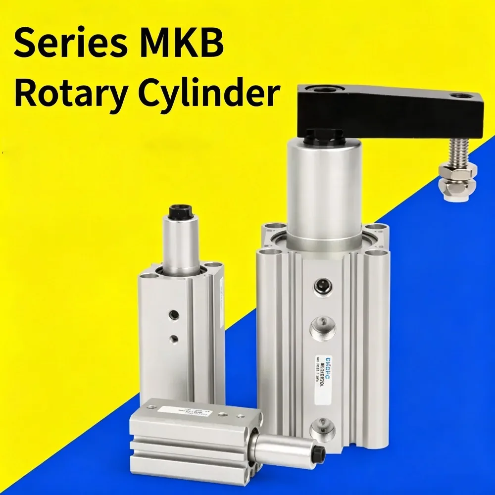 Pneumatic Rotary Clamping Cylinder, 90° Rotation Angle, Swing Clamping MKB16/20/25/32/40/50-20L/30R