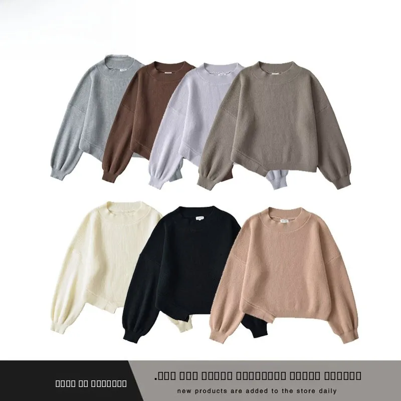 

Faionable ZR Sle Женский свитер Lazy oulder Асимметричный утягивающий вязаный свитер irt Street Sle Свободная посадка Повседневная одежда