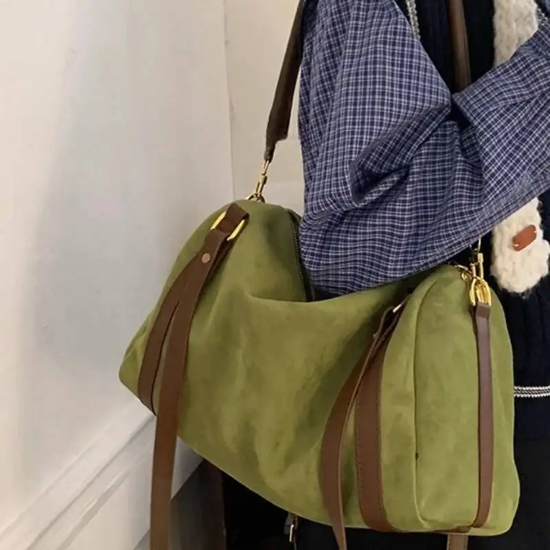 حقائب يد نسائية كلاسيكية Y2k جمالية بسيطة ذات سعة عالية حقيبة كتف غير رسمية من الجرونج ملابس خروج عصرية حقائب كروس #2