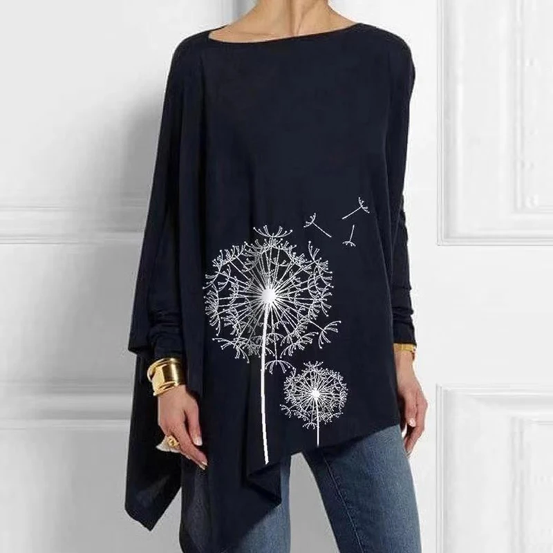 Print Navy Blue