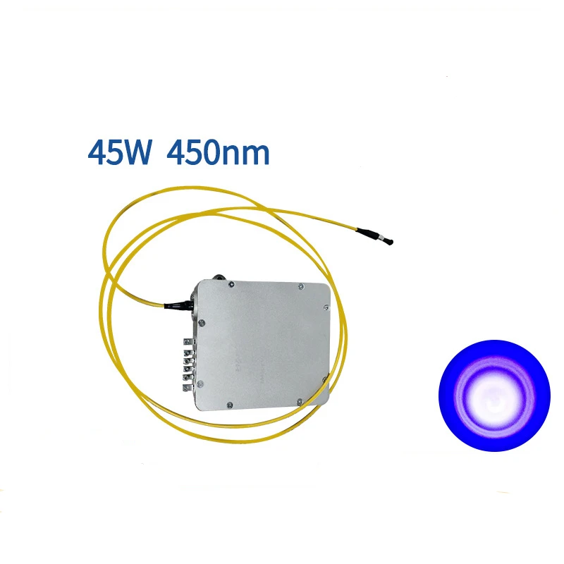 450nm 45W blue fiber laser high power laser cutting SMA905 interface fiber laser module