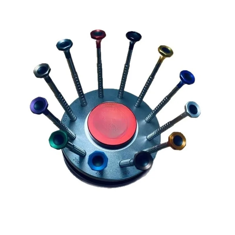 Watch repair tools, precision one-word screws with ball bearings, watch screws