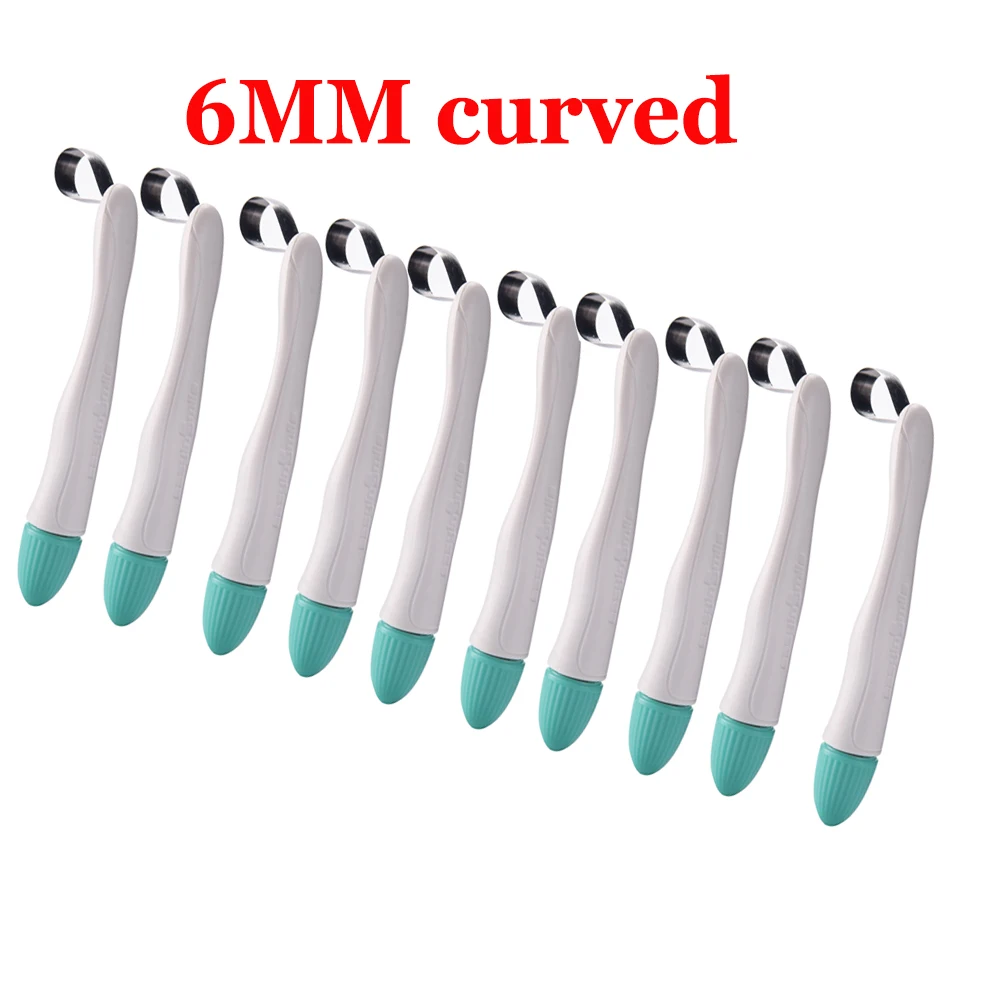 10/50pcs Dental Pro Matrix Bands Easyinsmile Preformed Adjustable Ring Matrices Molar Premolar 4.5/6MM Standard and Curved image 3