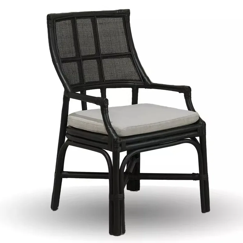 

Natural rattan lounge chair dining chair