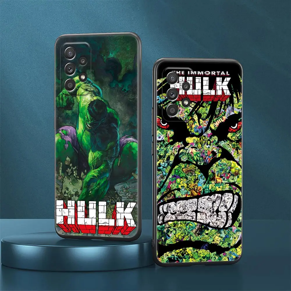 Marvel Hulk The Green Giant Case For Samsung Galaxy A23 5G Cases A13 A24 A23 A12 A14 A21s A22 A01 A02 A03 A04 S Soft Phone Cover