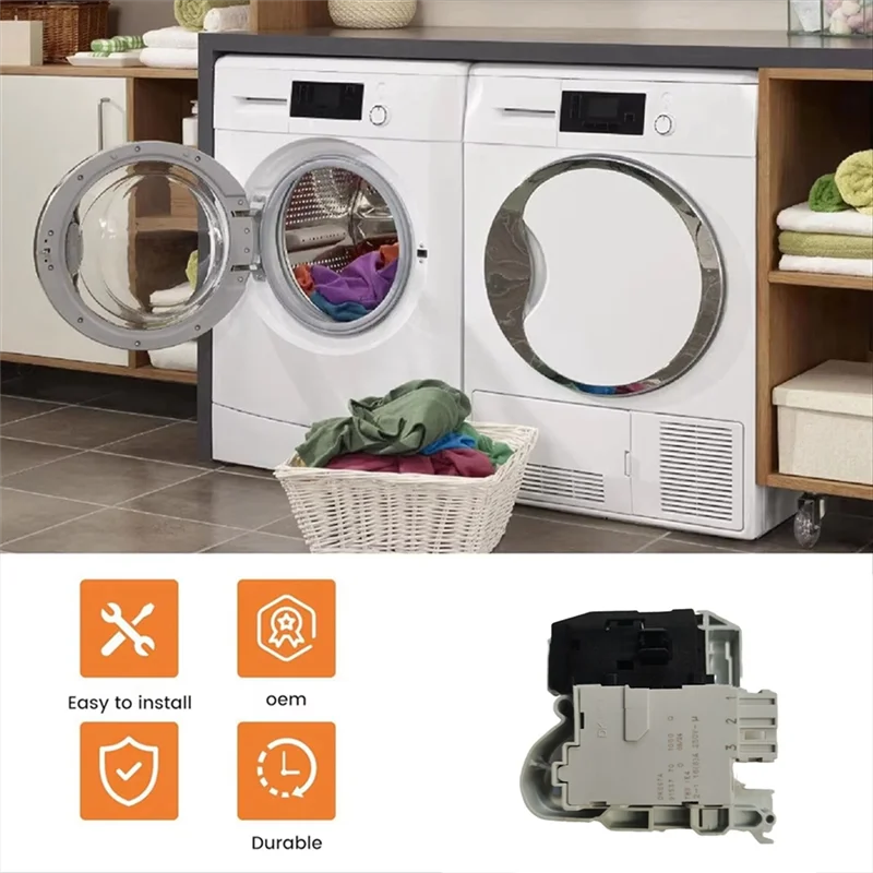 SOFT - Akcesoria do zamyka drzwi pralki bębnowej, przełącznik zamyka drzwi pralki EWW12732 EWW14912 EWF10743