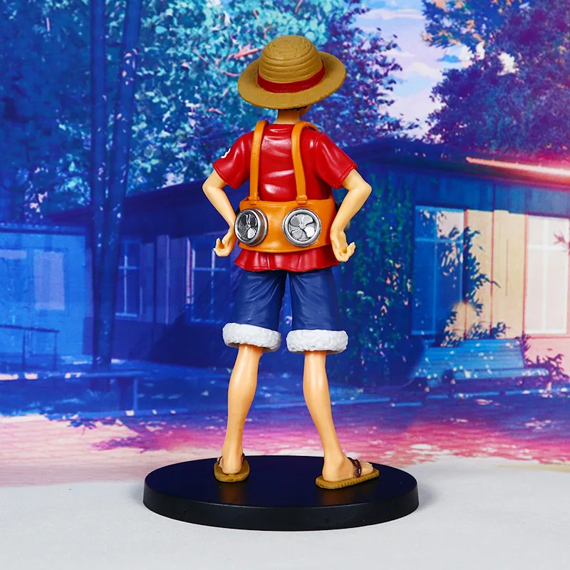 One PieceยืนPose Luffyอะนิเมะ-ตกแต่งรถสะสมรูปปั้นของขวัญสําหรับแฟนๆเดสก์ท็อปเครื่องประดับตกแต่งของเล่น