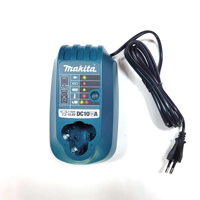 Imagem -06 - Makita-portable Li-ion Battery Charger Carregamento Rápido Compact Dc10wa 7.210.8v