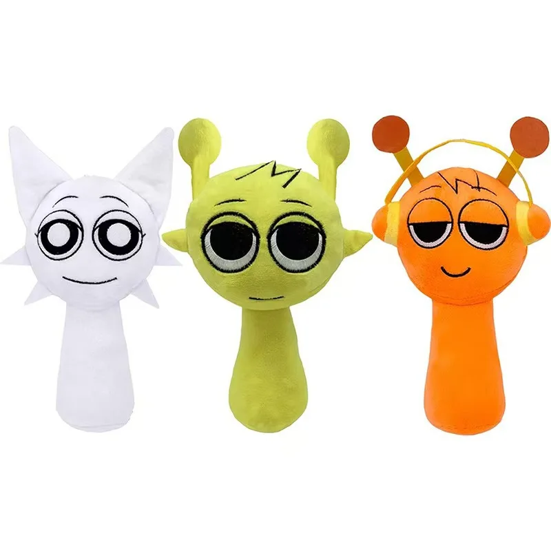 Sprunki Plush Toys Sprunki Incredibox Plush Doll Sprunki Game Cartoon Kids Birthday Gifts Stuffed Dolls for Christmas Gifts