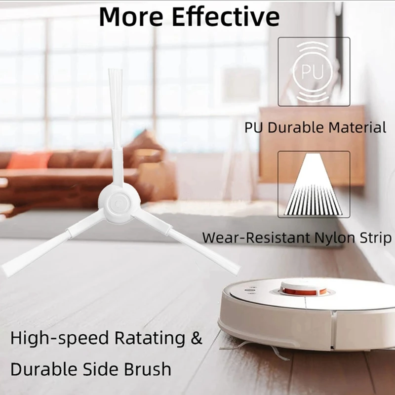 Robot Main Side Brush Washable Hepa Filter Mop Pad Sweeping Robot Accessories As Shown For Xiaomi Robot Vacuum S12 B106GL