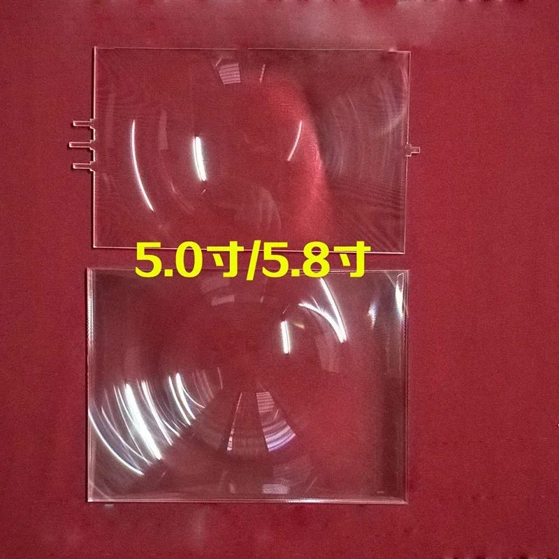 2Pcs พลาสติก Fresnel เลนส์ความยาวโฟกัส185มม.120มม.สำหรับ5 "5.8" DIY โปรเจคเตอร์ HD FPV วิดีโอเครื่องบินแว่นขยาย150X86มม.140x102mm