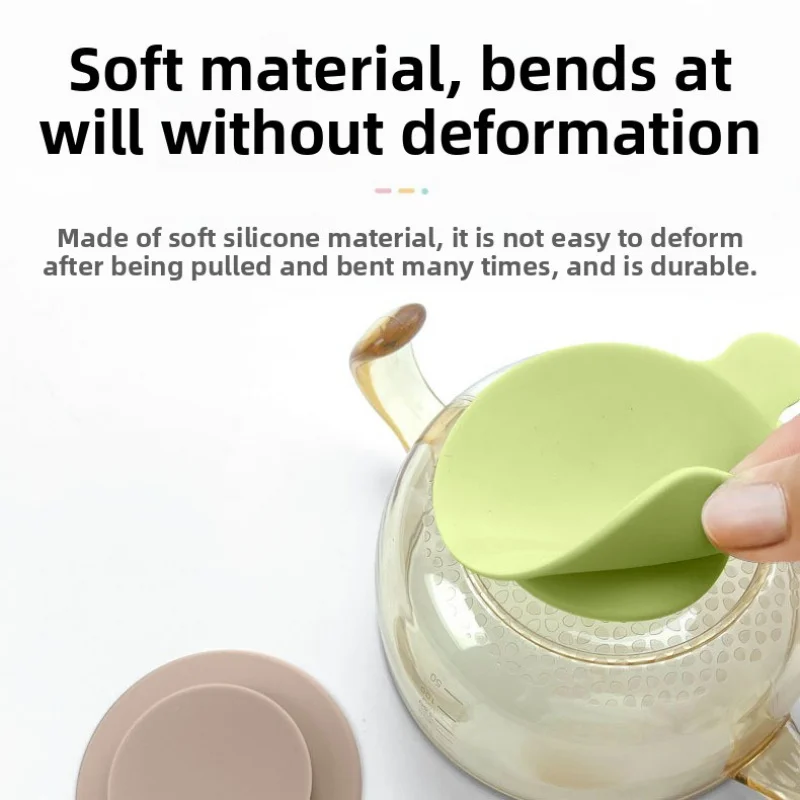 Silicone Suction Bowl Mat - Double-Sided Non-Slip Pad for Baby Feeding Bowls