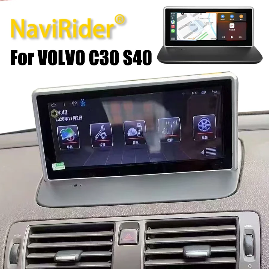 

Автомагнитола Android 15 для VOLVO C30 S40 C70 2004-2012 (левый/правый руль), мультимедийная навигационная система GPS CarPlay 2DIN, головное устройство, стерео DSP