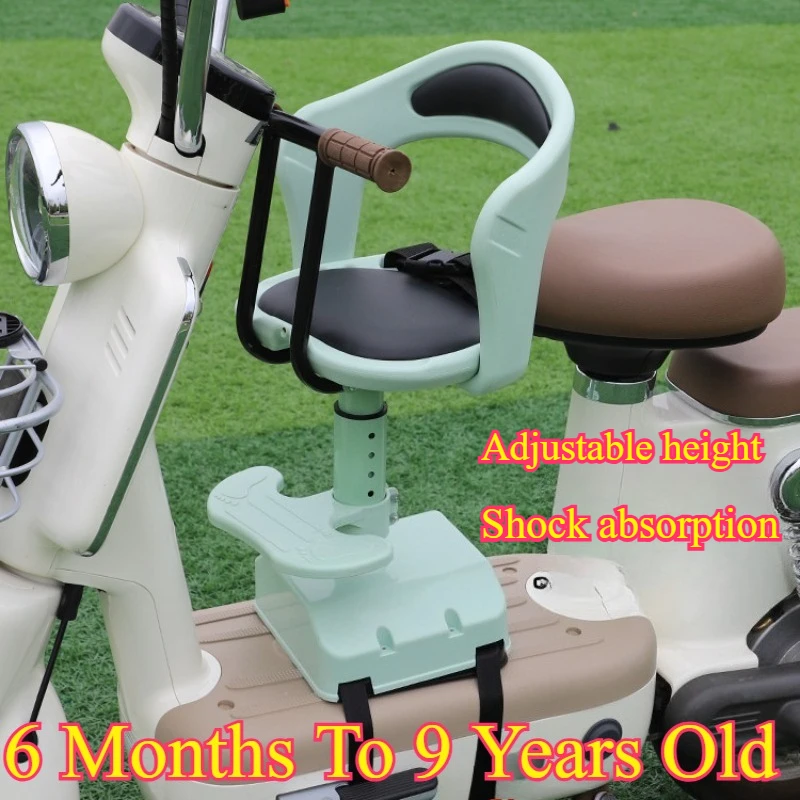 Adjustable Front Mount Child Safety Seat For Yadi Electric Scooter Motorcycle Baby Kids Fit 8 Months To 8 Years Old Universal