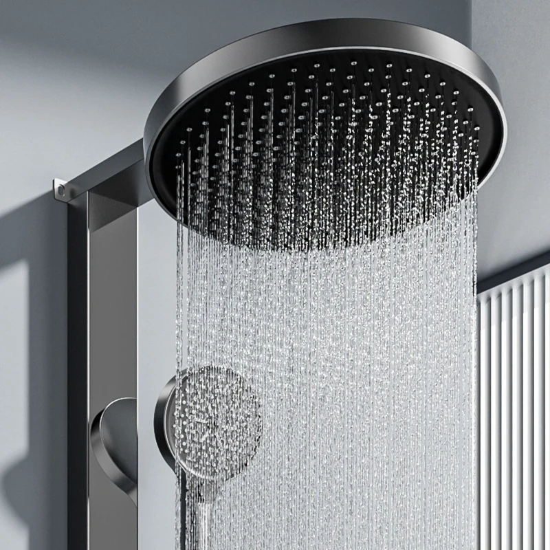 Intelligent Constant Temperature Shower Trim System Multifunctional Digital Display Shower Head Durable Bathroom Fixture