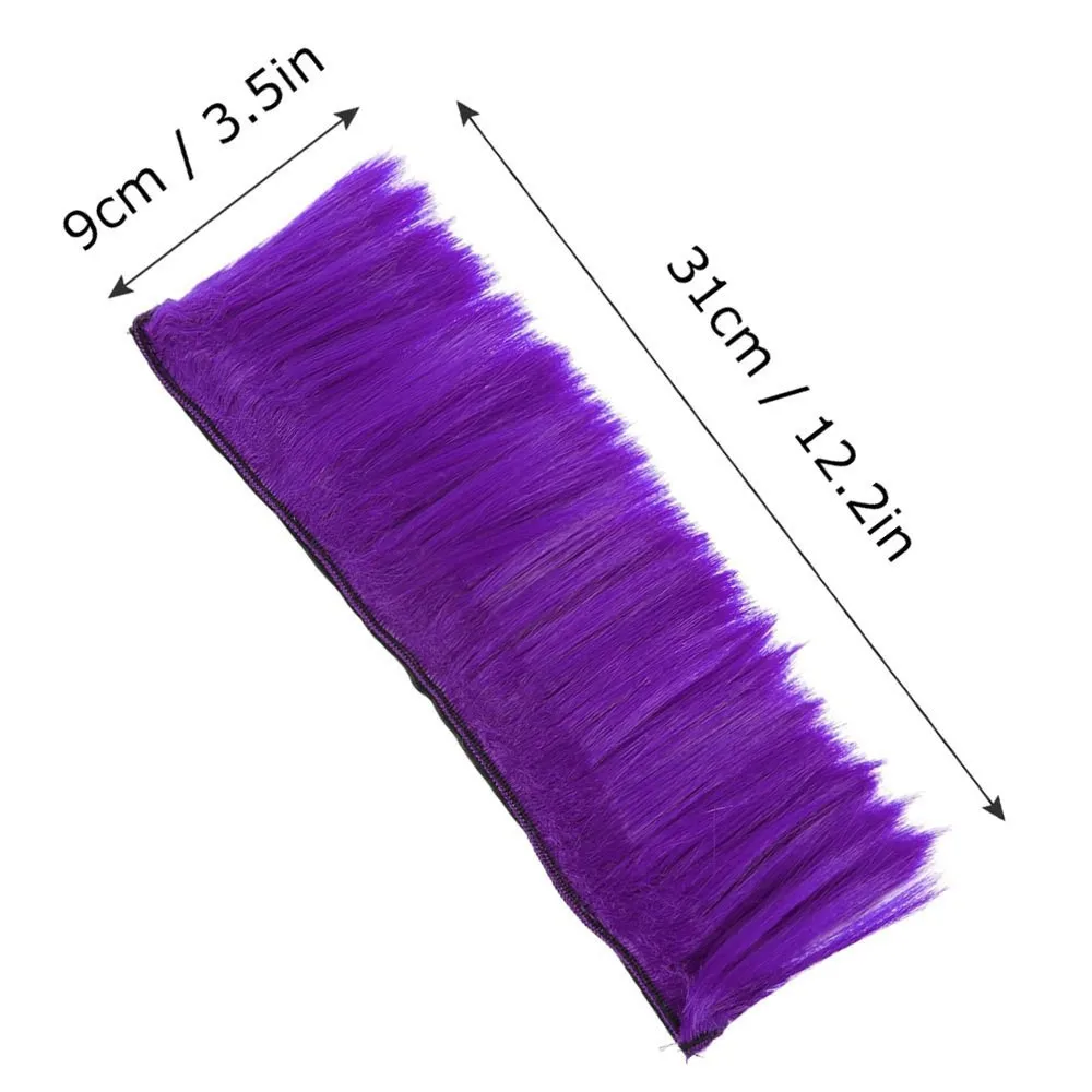 الاصطناعية هوكس الموهوك في الهواء الطلق الشعر ملصق الباروكات العالمي قابلة لإعادة الاستخدام دراجة نارية الملحقات الصلبة سباق دراجة عصا على ركوب الدراجات #4