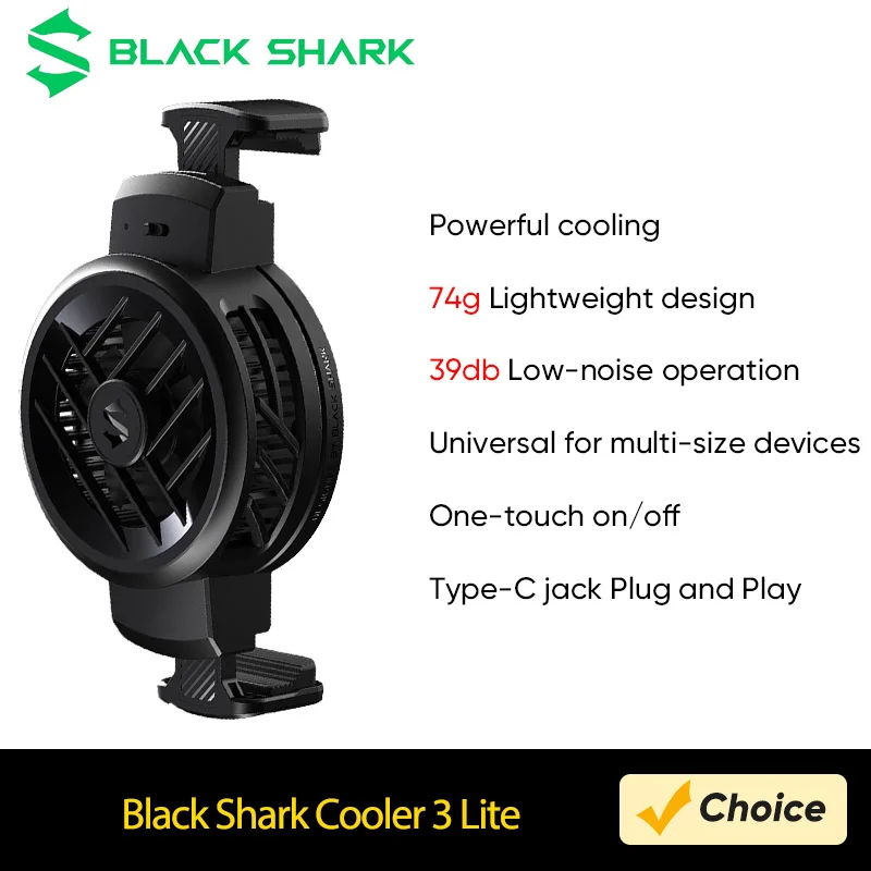 Оригинальный кулер для телефона BLACKSHARK Black Shark 3, охлаждающие вентиляторы для iPhone OnePlus ROG POCO iQOO