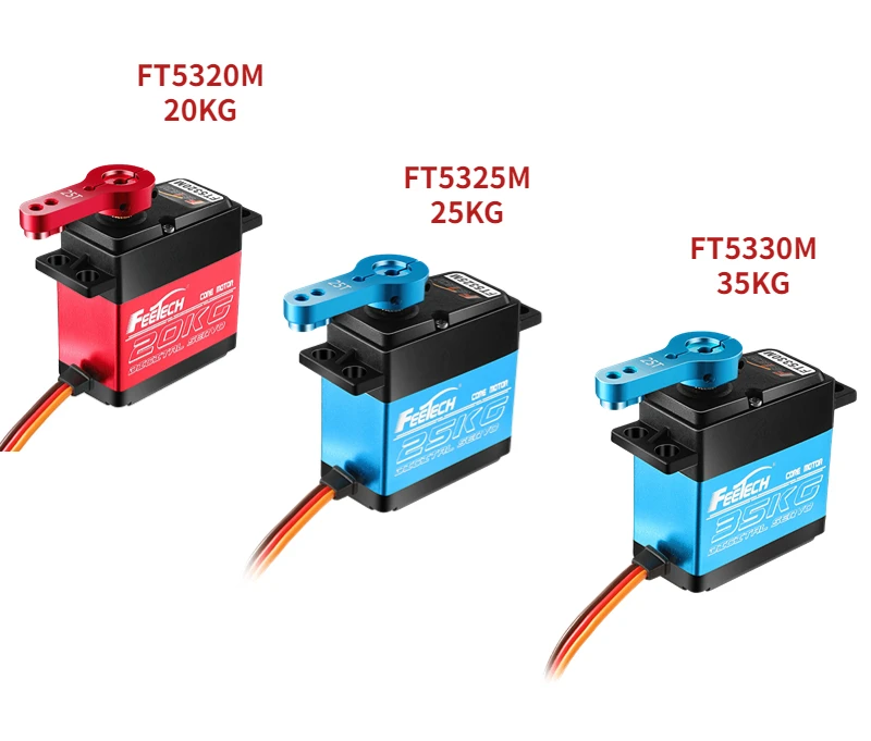20KG 25KG 35KG Metal Gear Waterproof 180Degree Standard Digital Servomotor With 25T Metal Swing for 1/8 1/10 RC  Car Robotic DIY