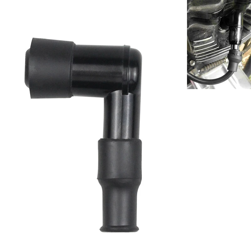 Spark Plug Cap 90 Degree Non Resistor Plug Cap Cover For Motorcycle Dirt Bike ATV Quad Buggy Scooter