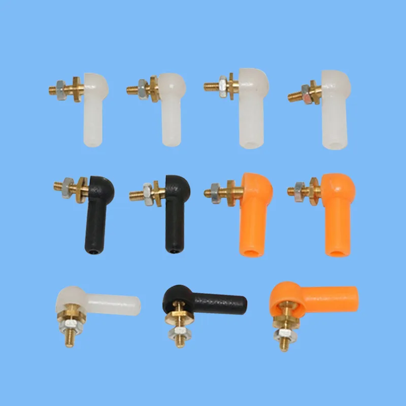 

5 Pcs Ball And Roller Link For rc airplane boat car ball linkage ball joint push pull roller link