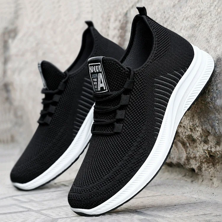 2026 New Men's Shoes Korean Version Plus Size Trendy Soft Soled Casual Shoes Breathable Sports Shoes for Men