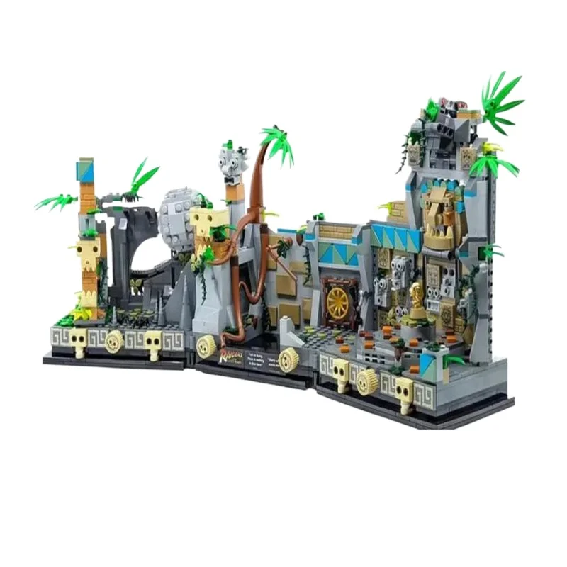1545 Stuks Tempel Gebouw Model Bouwstenen Woondecoratie Montage Speelgoed Kinderen Volwassenen Verjaardagscadeaus Compatibel 77015