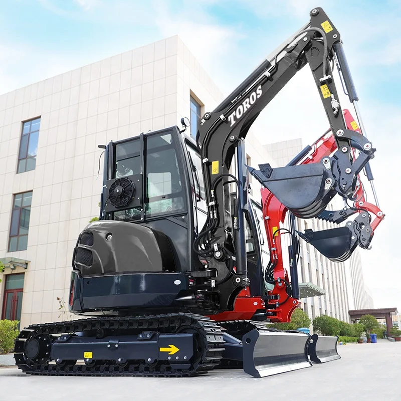 2026 EPA Motor Ku-bota 4 Ton Nova Escavadeira de Esteiras Bagger Mini Escavadeira 1 2 Mini Escavadeira Pequena de 3,5 Ton para venda