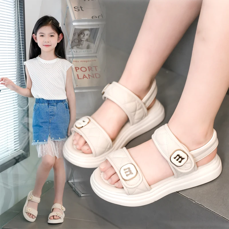 Summer Fashion Beautiful Children Kids elegante confortevole Baby traspirante Casual Toddler Shoes Cute Flat Shoes Student Hollow