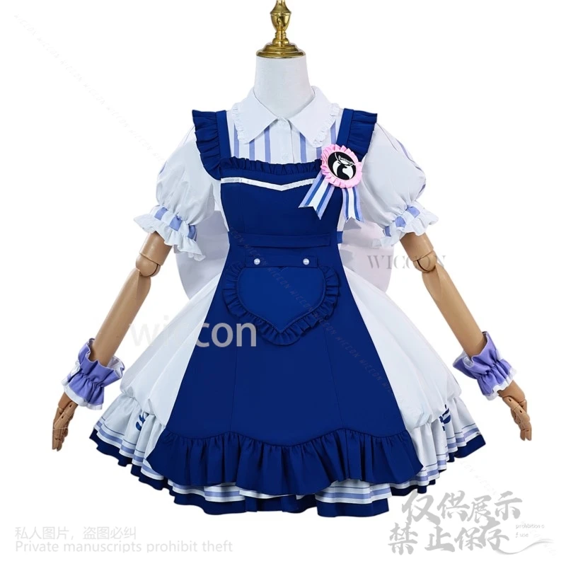 Anime Game Genshin Impact Cosplay Sigewinne Costumes Coffee Maid Dress Lolita Headwear For Halloween Christmas Girls Customized