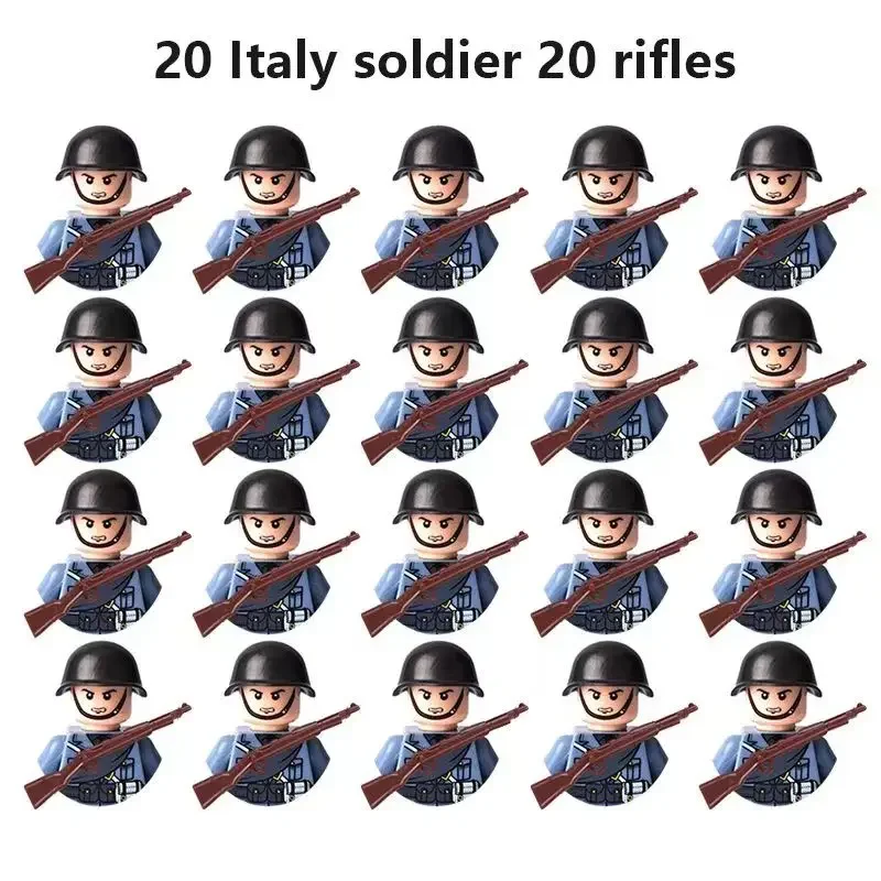 20 military action figures, gifts and toys from the Soviet Union, the United States, Britain, France, Japan, Canada and Italy. image 3