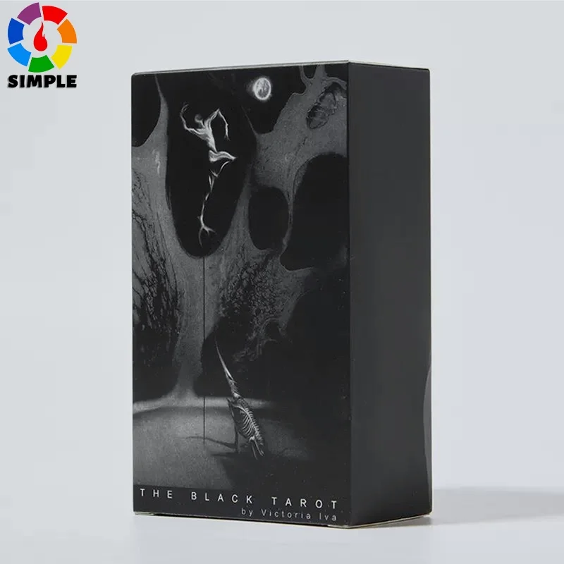 

Black Tarot Deck Divination Fate Fortune Telling Card