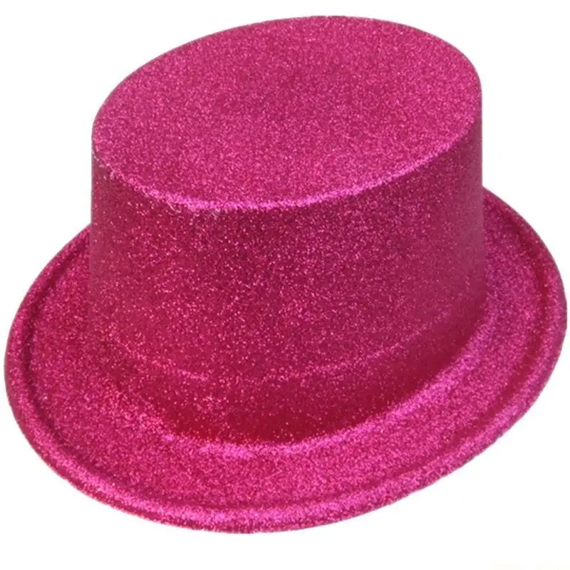 31BF Glitter Pork Pie Sombrero sombrero Bowler Sombrero copa Sombrero maestro ceremonias Sombrero mago