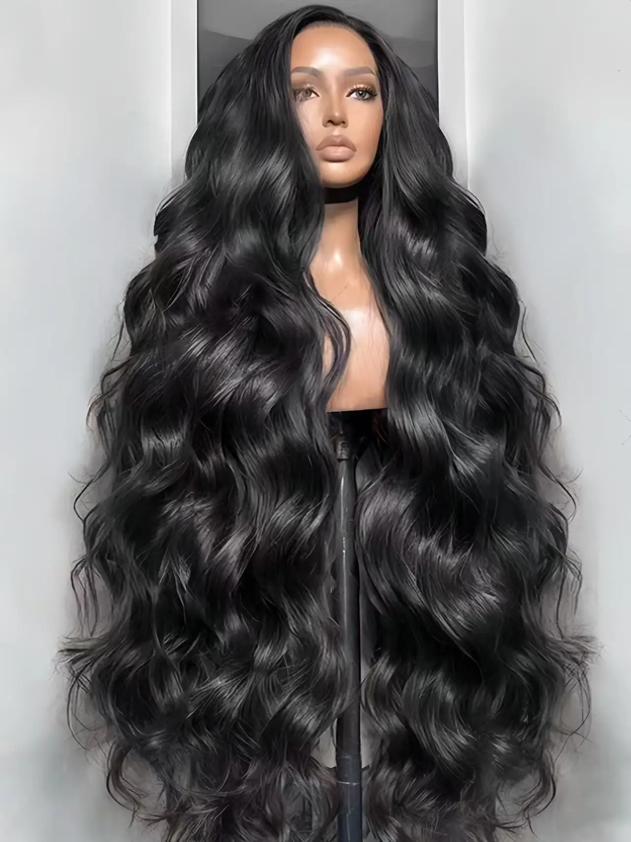 

Body Water Wave 13x6 HD 42 Inches 300% Transparent Lace Front Human Hair Wigs 13x5 Lace Frontal Wig Brazilian Remy Hair Wig