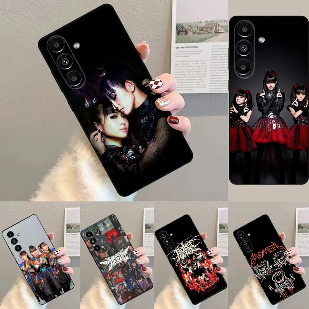 B- BABYMETAL R-Rock Band  Phone Case For Samsung S24,23,22,30,21,10,9,Ultra,Plus,Lite,FE,Soft Silicone Black Cover