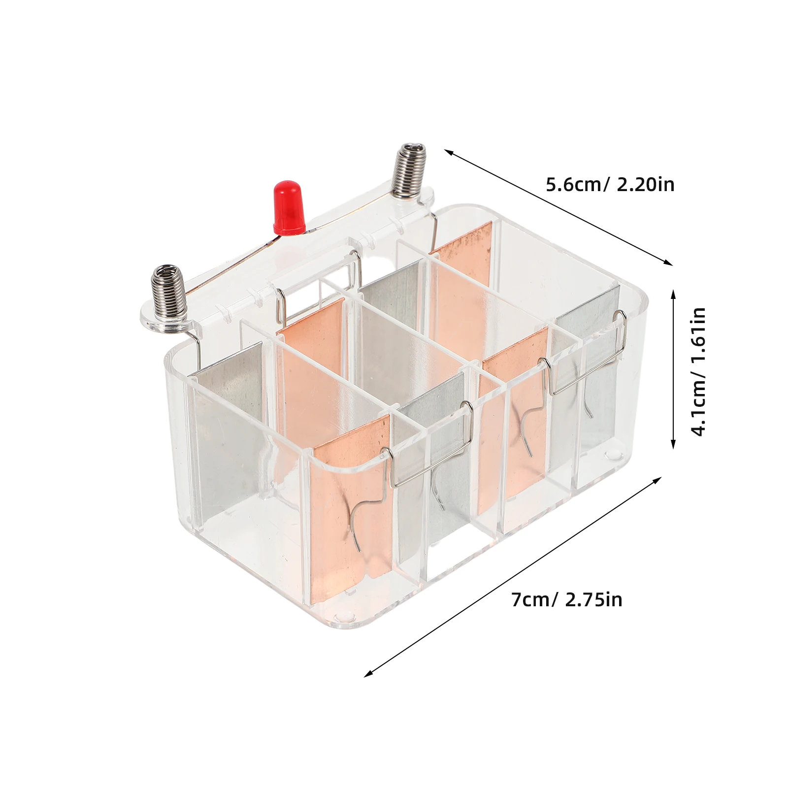 Kit de experimento científico infantil, dispositivo de geração de energia em água salgada para escola, uso doméstico, circuito elétrico cognitivo, física diy