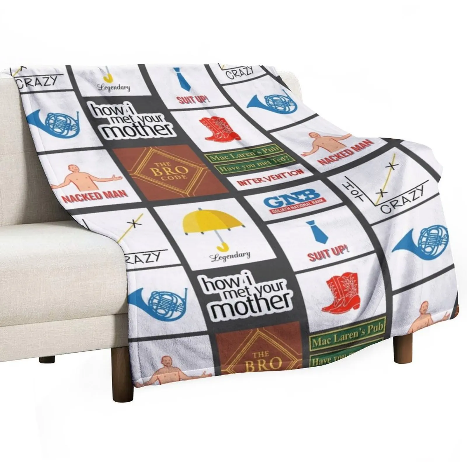 himym - How I met your mother Throw Blanket Thins Winter beds Fashion Sofas Sofa Tourist Hair Blankets