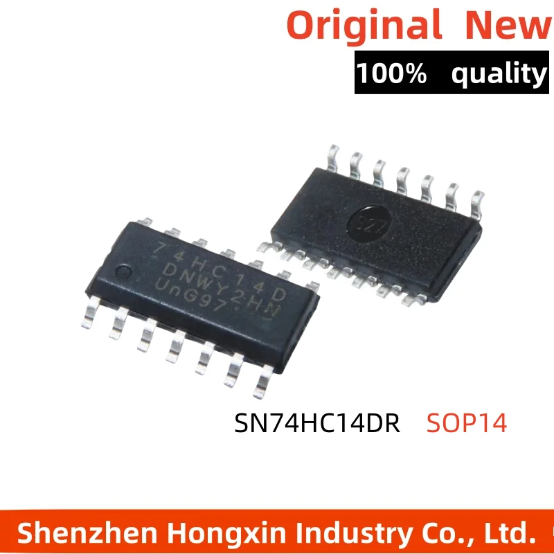 

10pcs new 74HC14d/SOP14 SN74HC14DR logic chip IC NOT gate CMOS chip