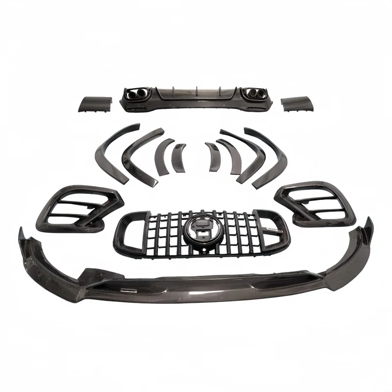 Suitable for MercedesBenz GLS63 Upgrade and Modification, Bbs 800 Model Carbon Fiber Material Small Surround Body Kit