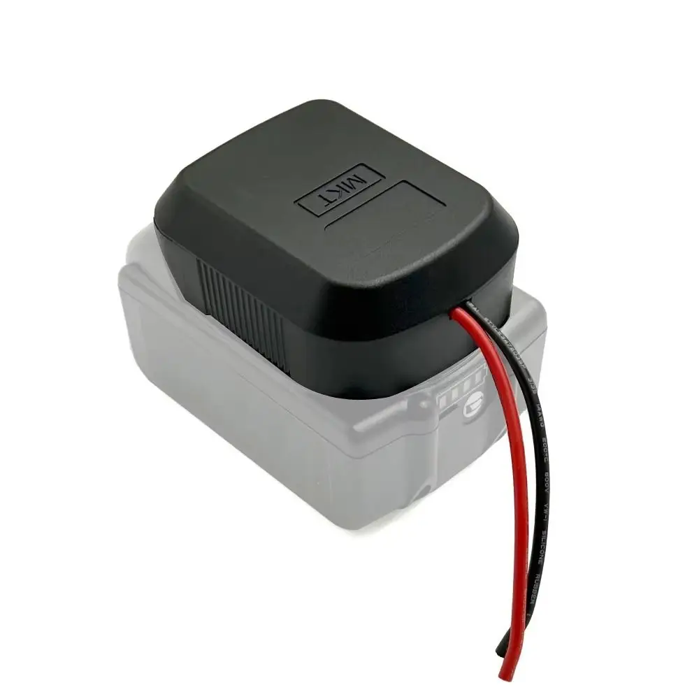 

ABS Li-ion Battery Holder with Cable Portable Battery Connector Durable Practical Lithium Battery DIY Adapter for Makita