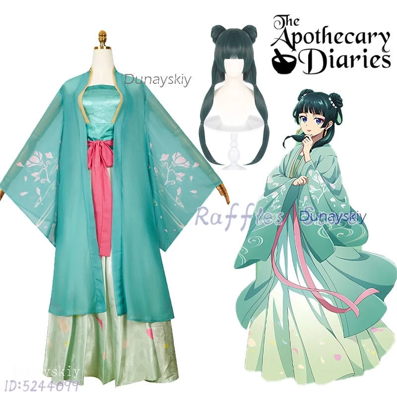 

Mao Mao Maomao Cosplay Anime Costume Wig The Apothecary Diaries S2 Anime Cosplay Anime Hanfu Ancient Traditional Dress Fancy Wom