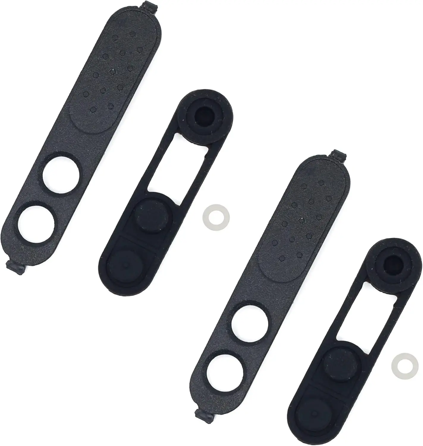 PTT Rubber and Bezel Button for Motorola Radio DEP450 CP200D XIR-P3688 DP1400 Portable Radios 2Pair
