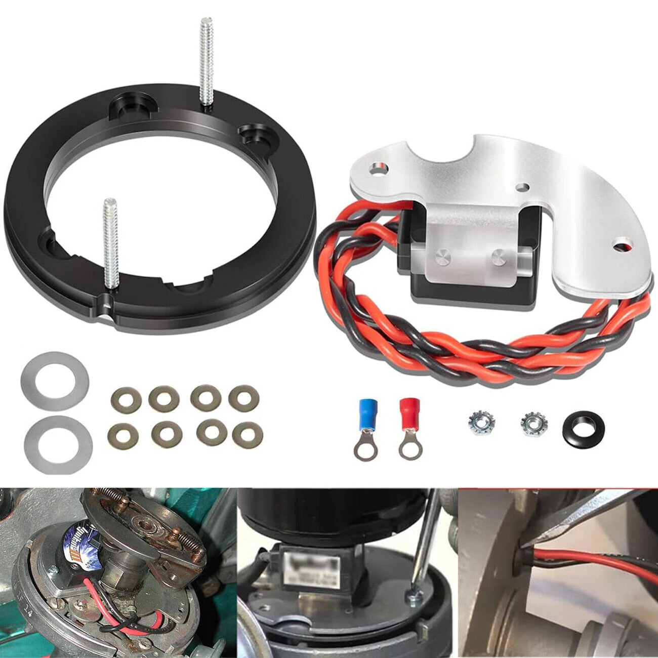 TM Замена для Pertronix 1181 комплект для преобразования электрического зажигания подходит для 8-цилиндровых двигателей Delco 1957-1974