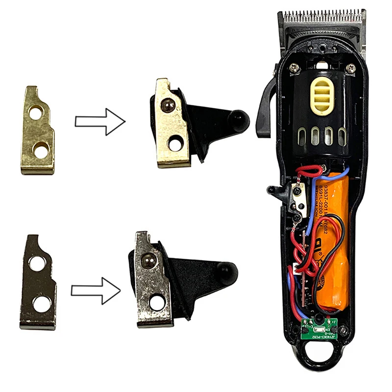 Imagem -03 - Máquina Elétrica do Corte do Cabelo Interruptor do Poder Cortadores de Estilhaços Peças Sobresselentes para Wahl 8504 8509 8148 8591 1919 10 Peças