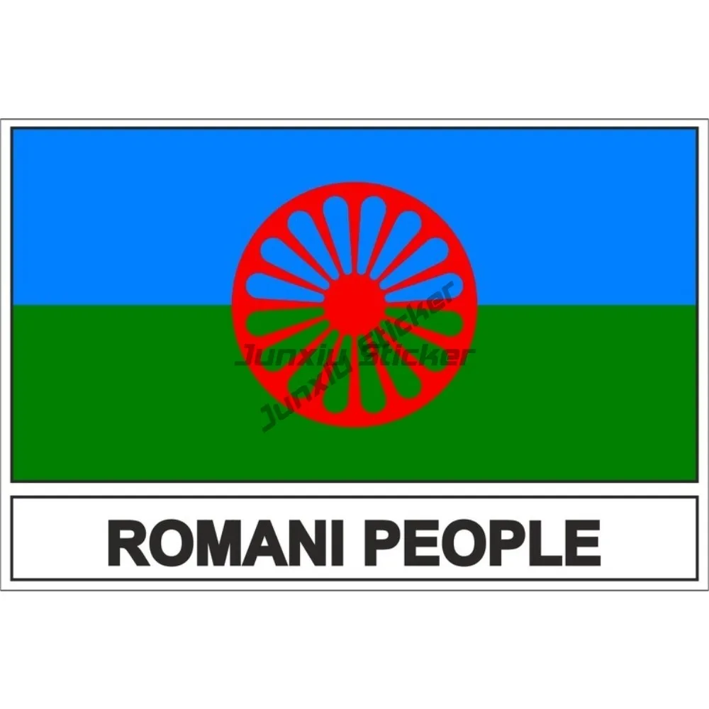 

Sticker Flag Vinyl Country Romani Gipsy Roma Phone Window Engine Car Tuning Sticker Trolley Case