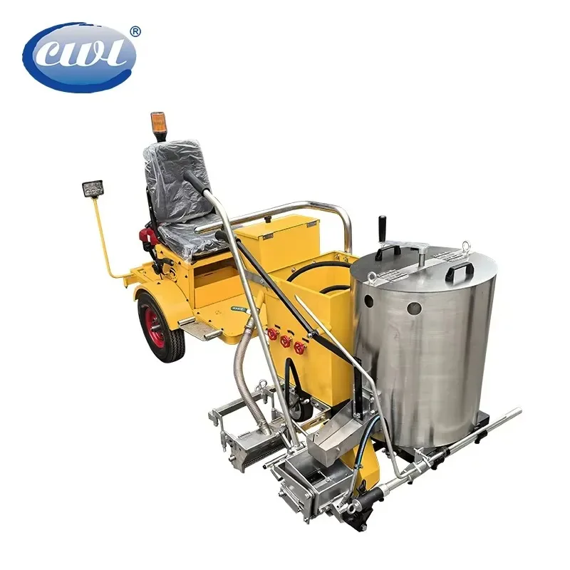 AP01 Hot Melt Thermoplastic Road Marking Machine with Engine and Pump for High Efficiency Traffic Line Marking Equipment
